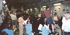 In-flight on the C-17