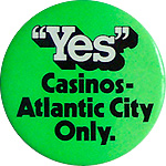Yes Casinos - Atlantic City - 1978