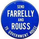Alexander Farrelly for Governor & Ruby Rouss for Lt Governor 1974