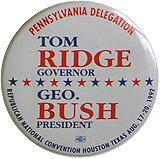 Tom Ridge & George HW Bush 1992