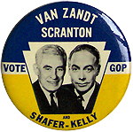 Bill Scranton for Governor - Jim Van Zandt for US Senate - 1962